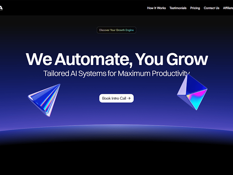 Cover image for Chronica Labs - AI Automation Landing Page