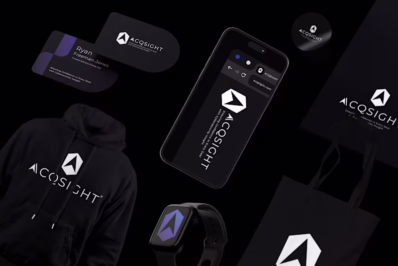 Cover image for ACQSIGHT | Logo & Brand Identity | Cybersecurity agency