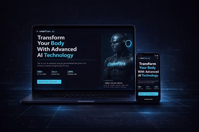 Cover image for Codeflex AI - Fitness Trainer App