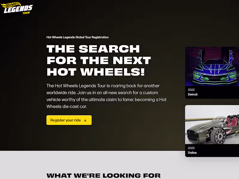 Cover image for HotWheels Legends