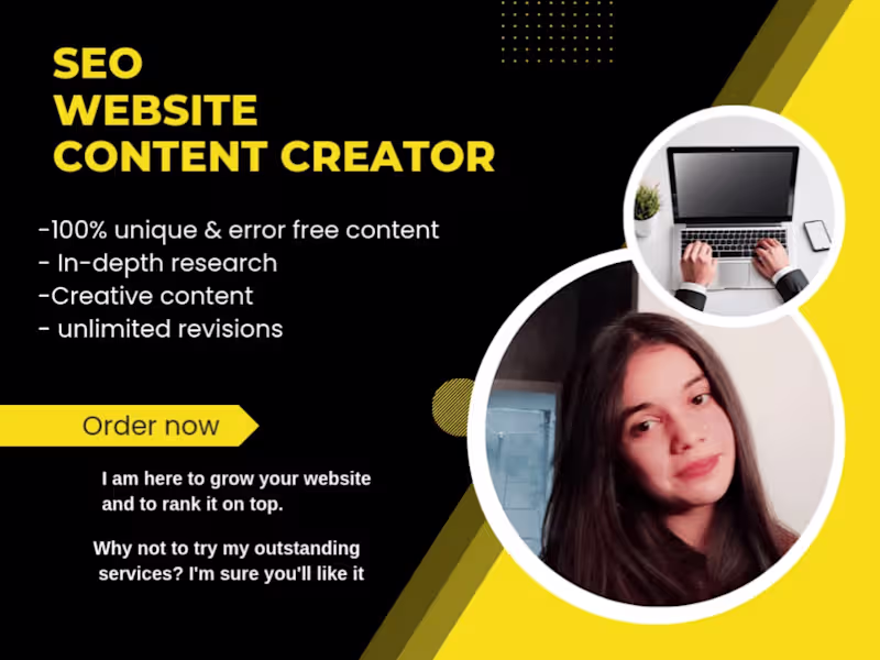 Cover image for I will be your professional SEO writer