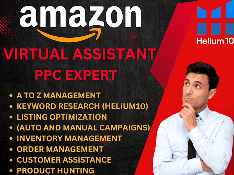 Cover image for Do Amazon listings, listing SEO, and manage PPC campaigns