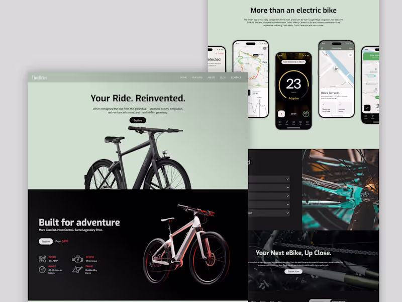 Cover image for Designed simply a stunning eBike