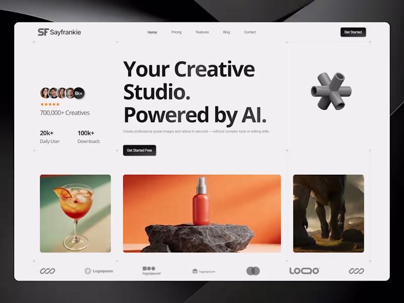 Cover image for Hero section design for my