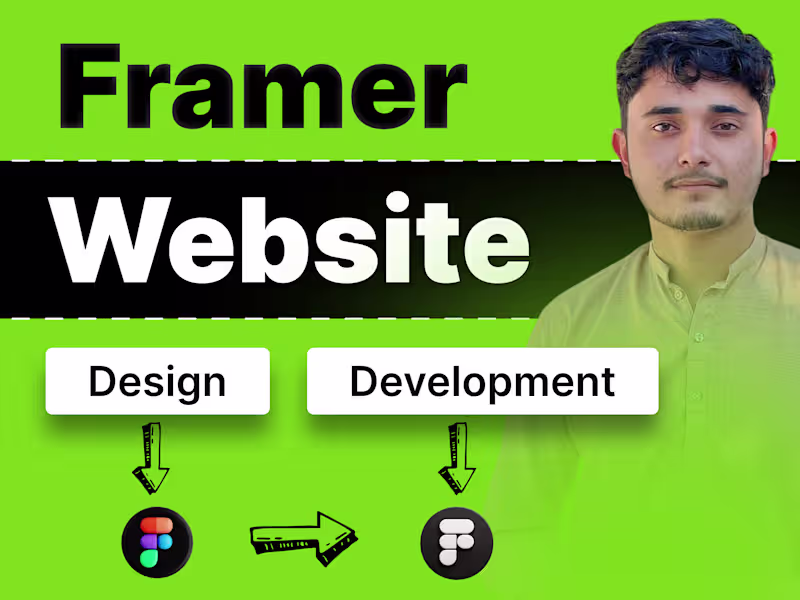 Cover image for I’ll Design Modern, Responsive Framer Websites & Landing Pages