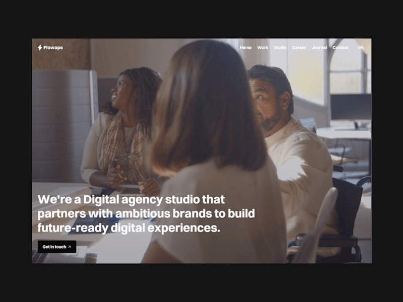 Cover image for Flowaps Agency Website Design