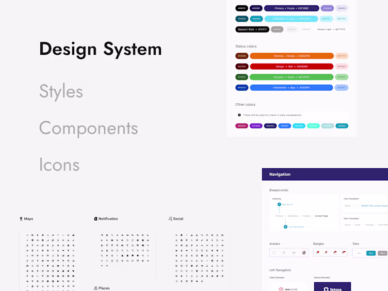 Cover image for Xetova Design System - Unifying a B2B Company's Product Designs 