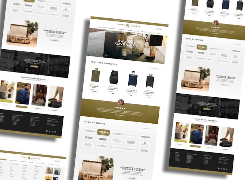 Cover image for Custom Shopify Development - Fink's Luggage