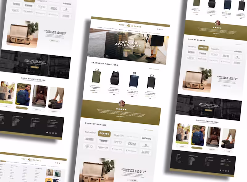 Cover image for Custom Shopify Development - Fink's Luggage