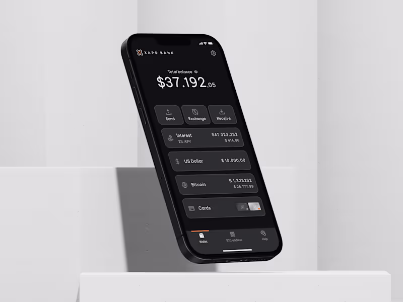 Cover image for Xapo Bank - Crypto Mobile Banking App