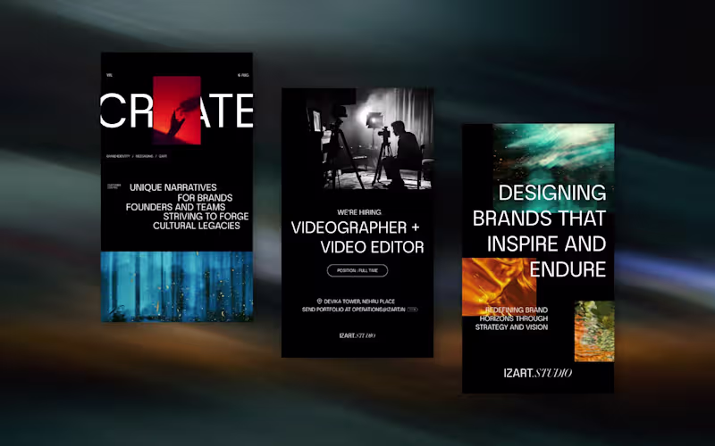 Cover image for Izart Studio | Brand Identity