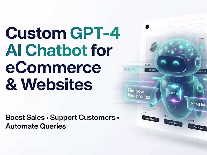 Cover image for Custom AI Chatbot Development with GPT-4