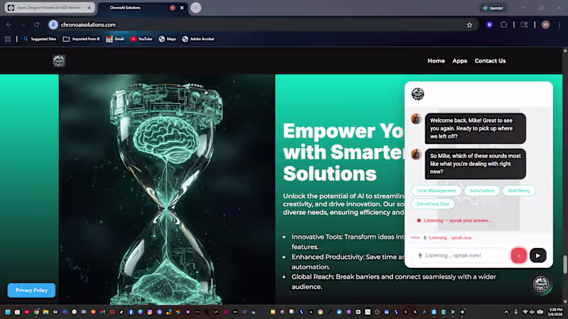 Cover image for fully responsive web page with