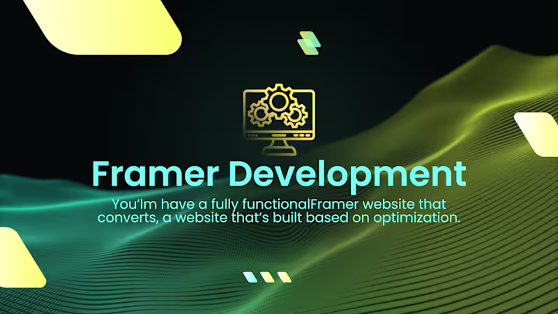 Cover image for Framer Development – From Design to High-Performance Website