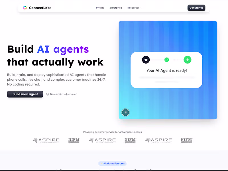 Cover image for ConnectLabs - AI Powered Voice and Chat Agents