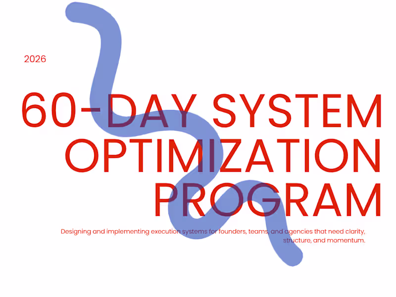 Cover image for 60-Day Operating System