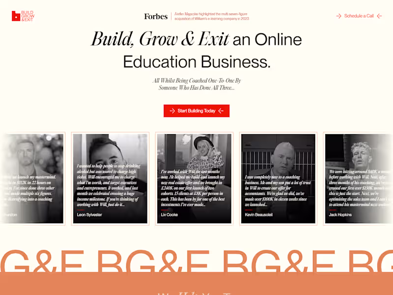 Cover image for BuildGrowAndExit