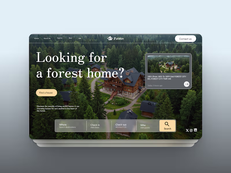 Cover image for Designed a clean, modern real