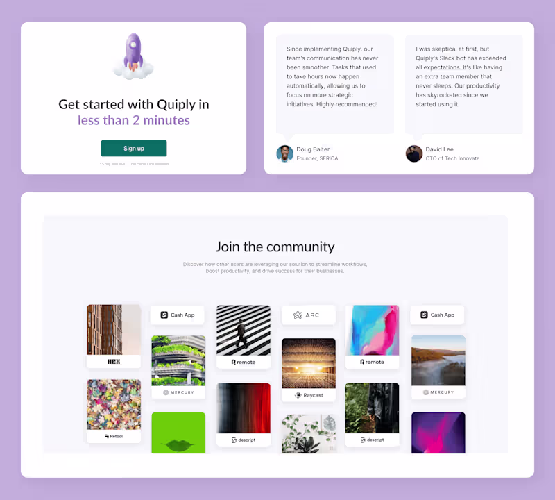 Cover image for Slack-bot startup landing page