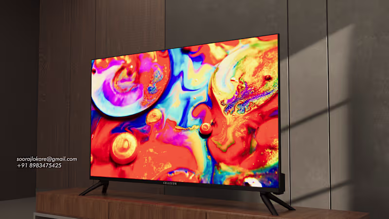 Cover image for CGI Product Animation for Cellecor Smart TV