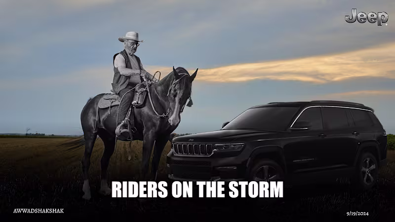 Cover image for RIDERS ON THE STORM: Behance