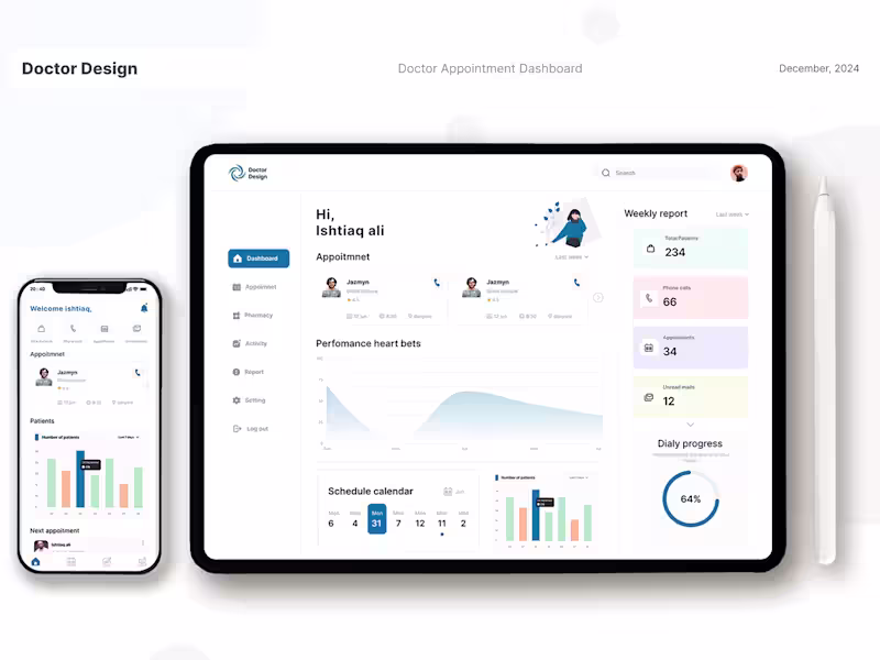 Cover image for I will design a clean enterprise dashboard for your CRM or ERp