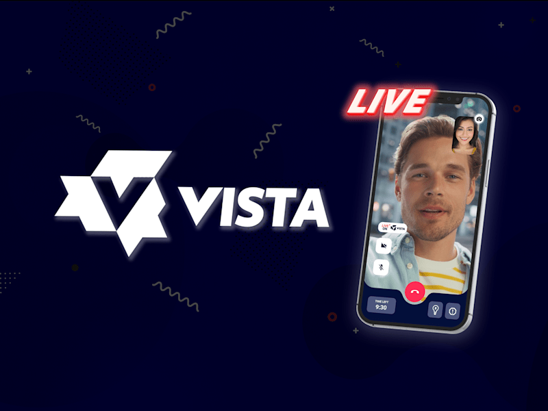 Cover image for Vista - Meet Celebrities, Live and 1-on-1