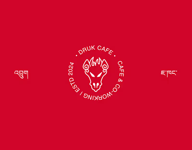 Cover image for Druk Cafe - Visual Identity