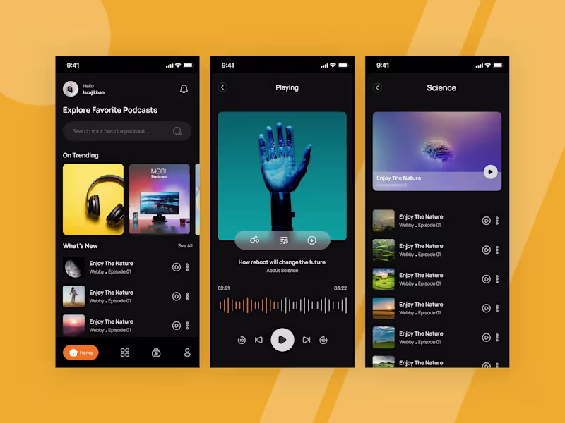 Cover image for Podcast App