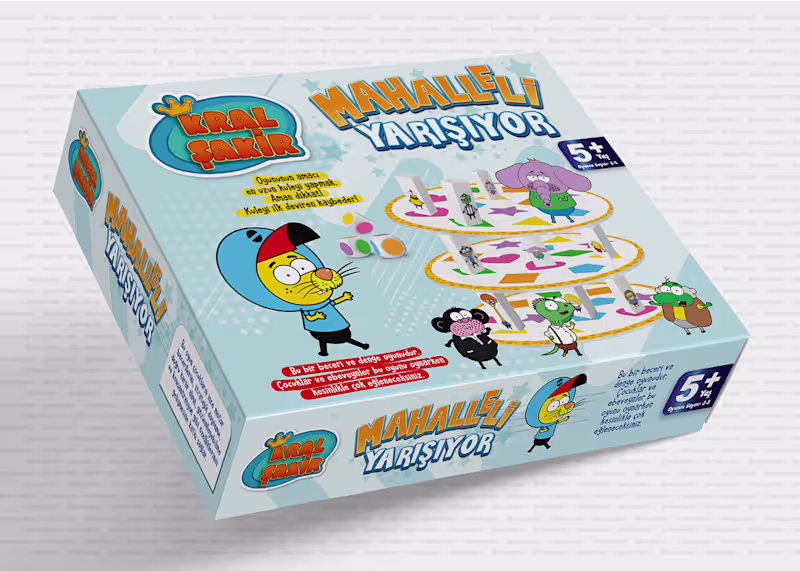 Cover image for Packaging box and product design for children's toys