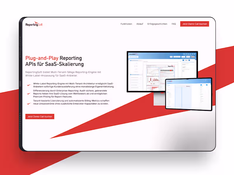 Cover image for SaaS Landing Page Design