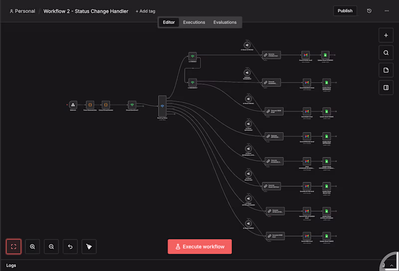Cover image for Automated candidate email system for