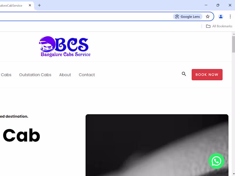 Cover image for Cabservice in bangalore