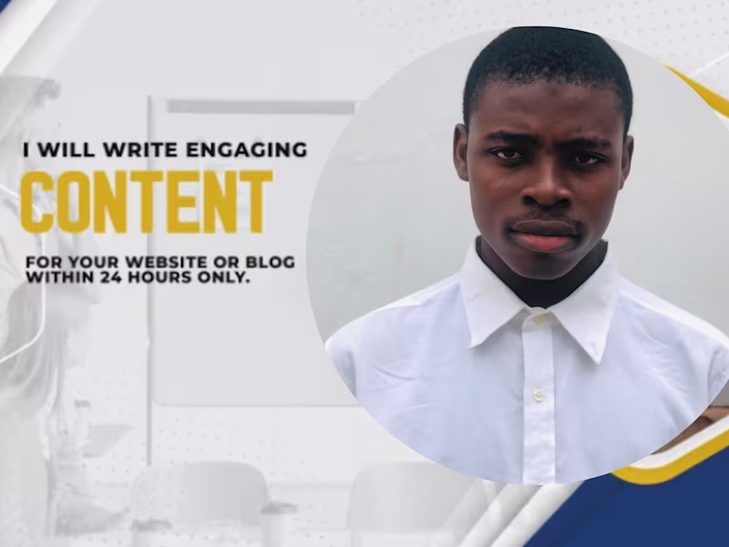 Cover image for Website Content Writing for Non-Profit Organization