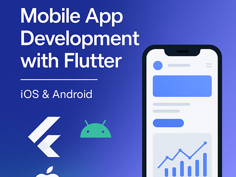 Cover image for Mobile App Development with Flutter | iOS & Android