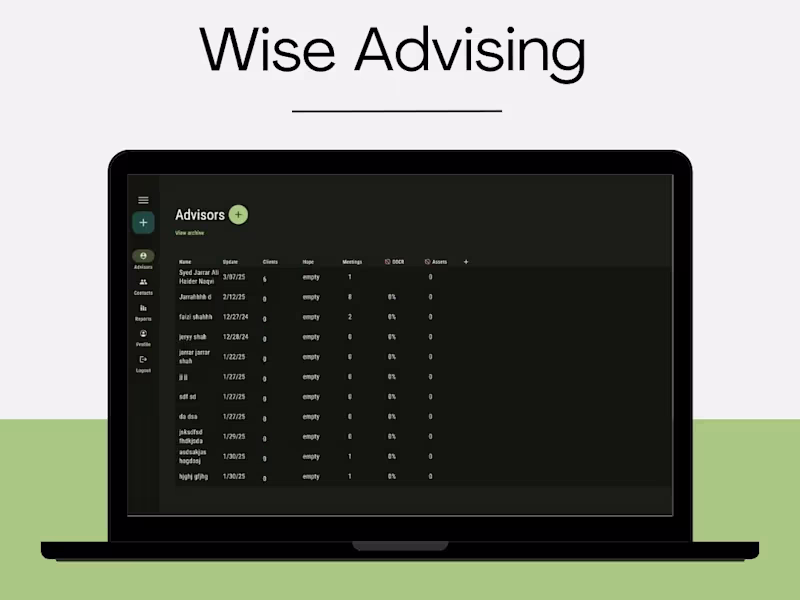 Cover image for 

Wise Advising is a management