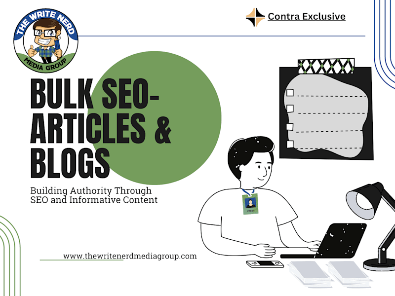 Cover image for Bulk SEO-friendly Articles & Blogs 