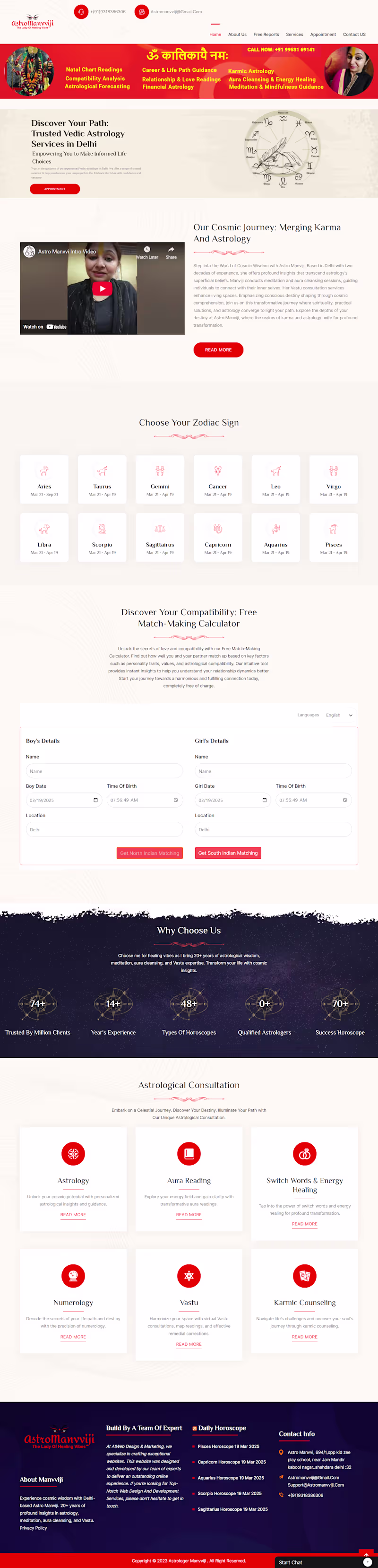 Cover image for Astrology Website Revamp: Driving Organic Growth