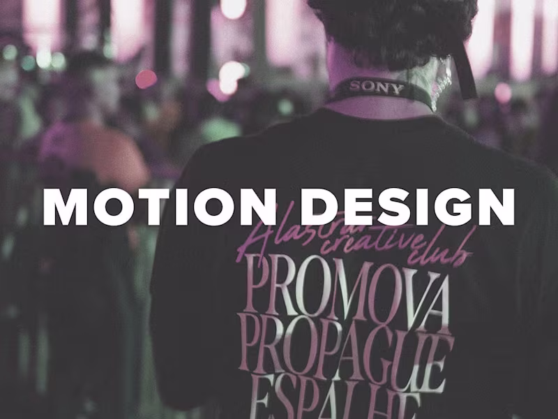 Cover image for Bringing Ideas to Life with Dynamic Motion Design