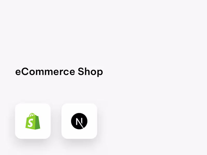 Cover image for eCommerce Shop