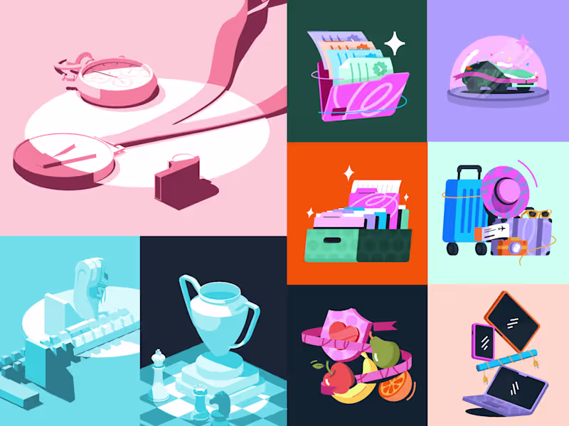 Cover image for Custom 2D Illustrations for Brands, Products & Marketing