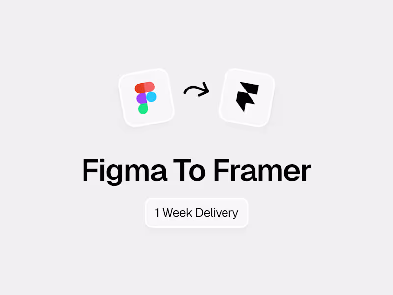 Cover image for Figma to Framer