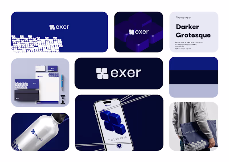 Cover image for EXER  Brand Identity Design