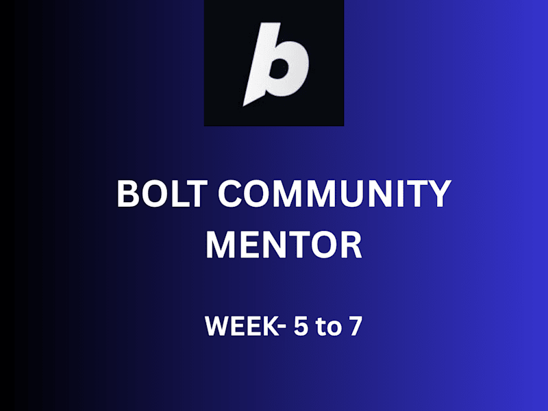 Cover image for Mentors program. Week 5-7