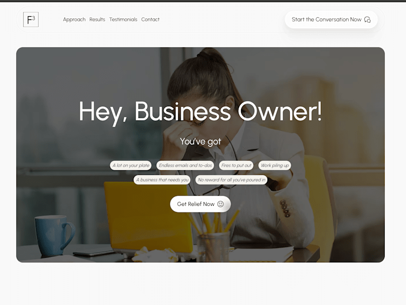 Cover image for F3 Formula Webflow Website