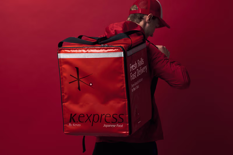 Cover image for Stylish Visual Identity for K.Express Japanese Food Restaurant