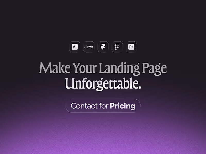 Cover image for Make Your Landing Page Unforgettable