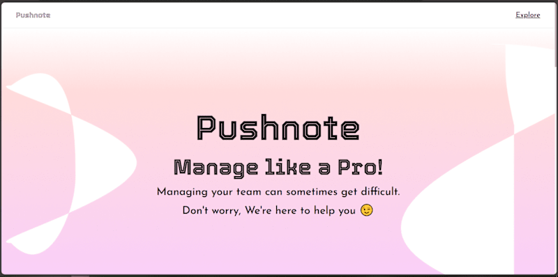 Cover image for PushNote - Manage like a Pro!
