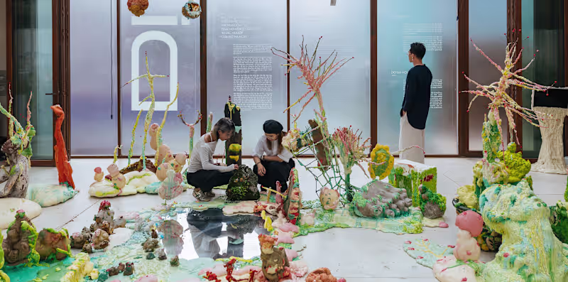 Cover image for DỊ exhibition: An Artistic Exploration with Expanding Foam