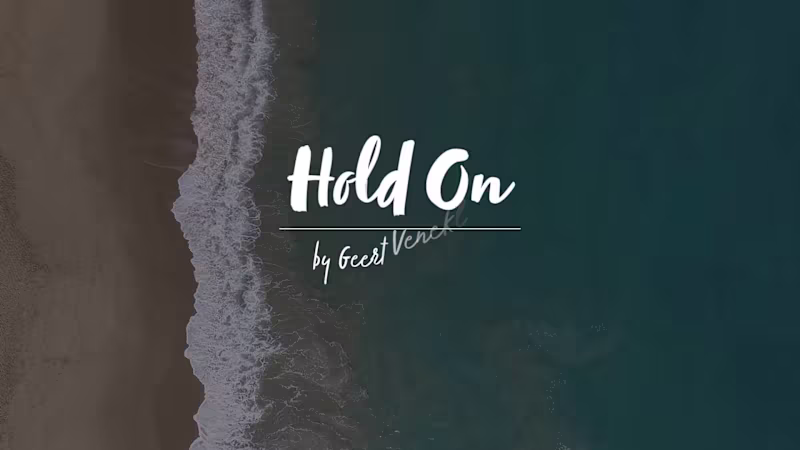 Cover image for Lyric Video for Hold On